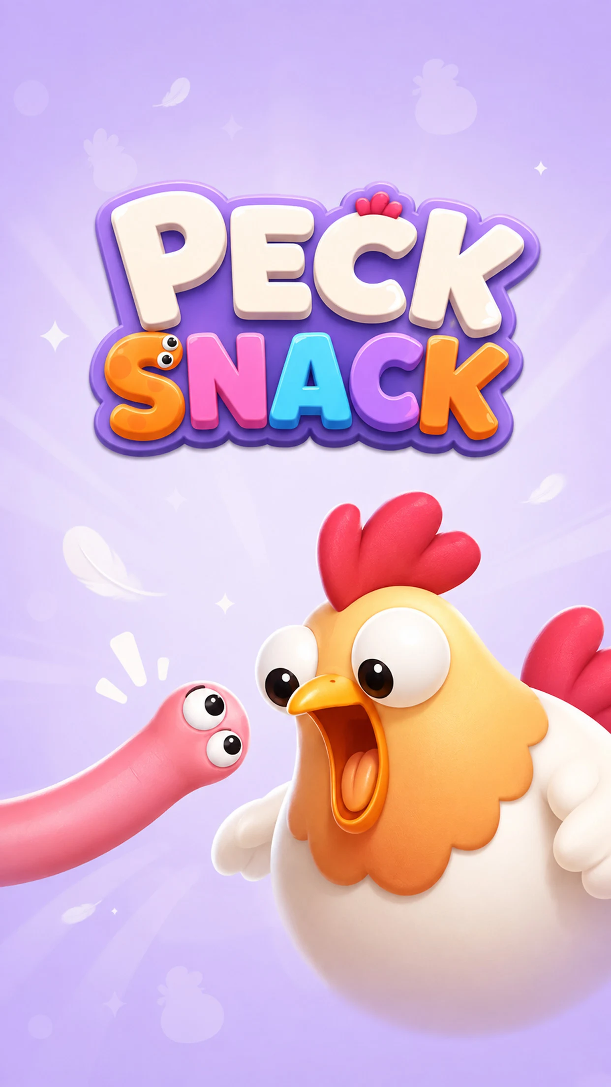 Peck Snack: Worm Arrow Puzzle screenshot